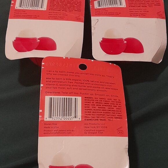 eos Summer Fruit Lip Balms: Set of 3 - Picture 3 of 3